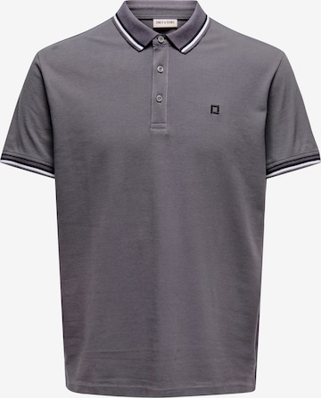 Only & Sons Тениска 'ONSFletcher' в сиво: отпред