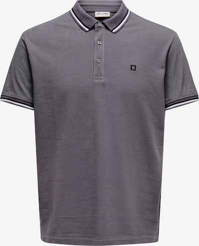 Marškinėliai 'ONSFletcher' iš Only & Sons, spalva – tamsiai pilka / juoda / balta, Prekių apžvalga