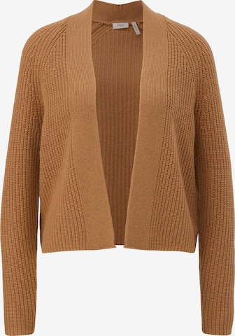 Cardigan s.Oliver BLACK LABEL en marron : devant