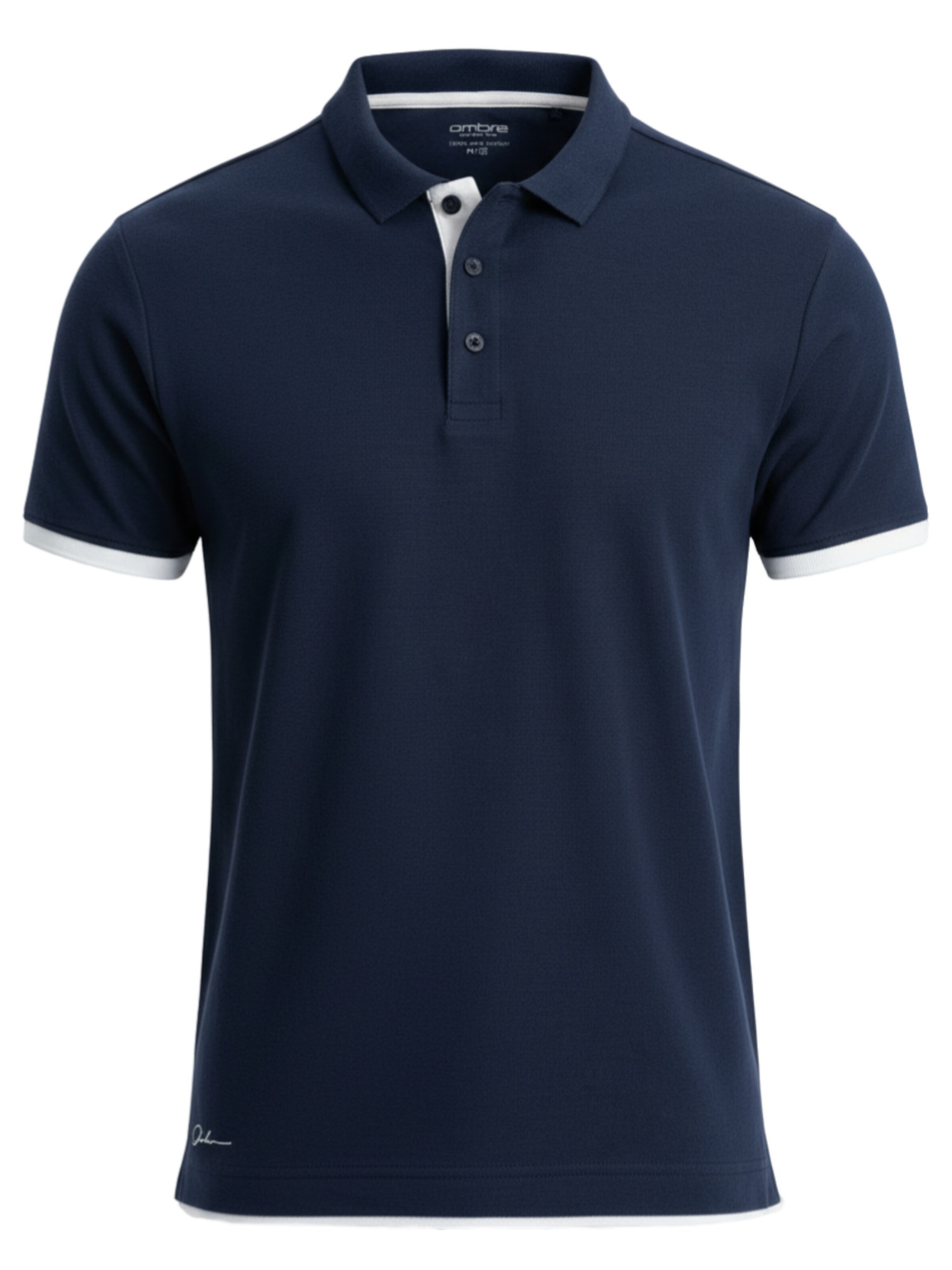 Ombre Shirt in Blauw: voorkant