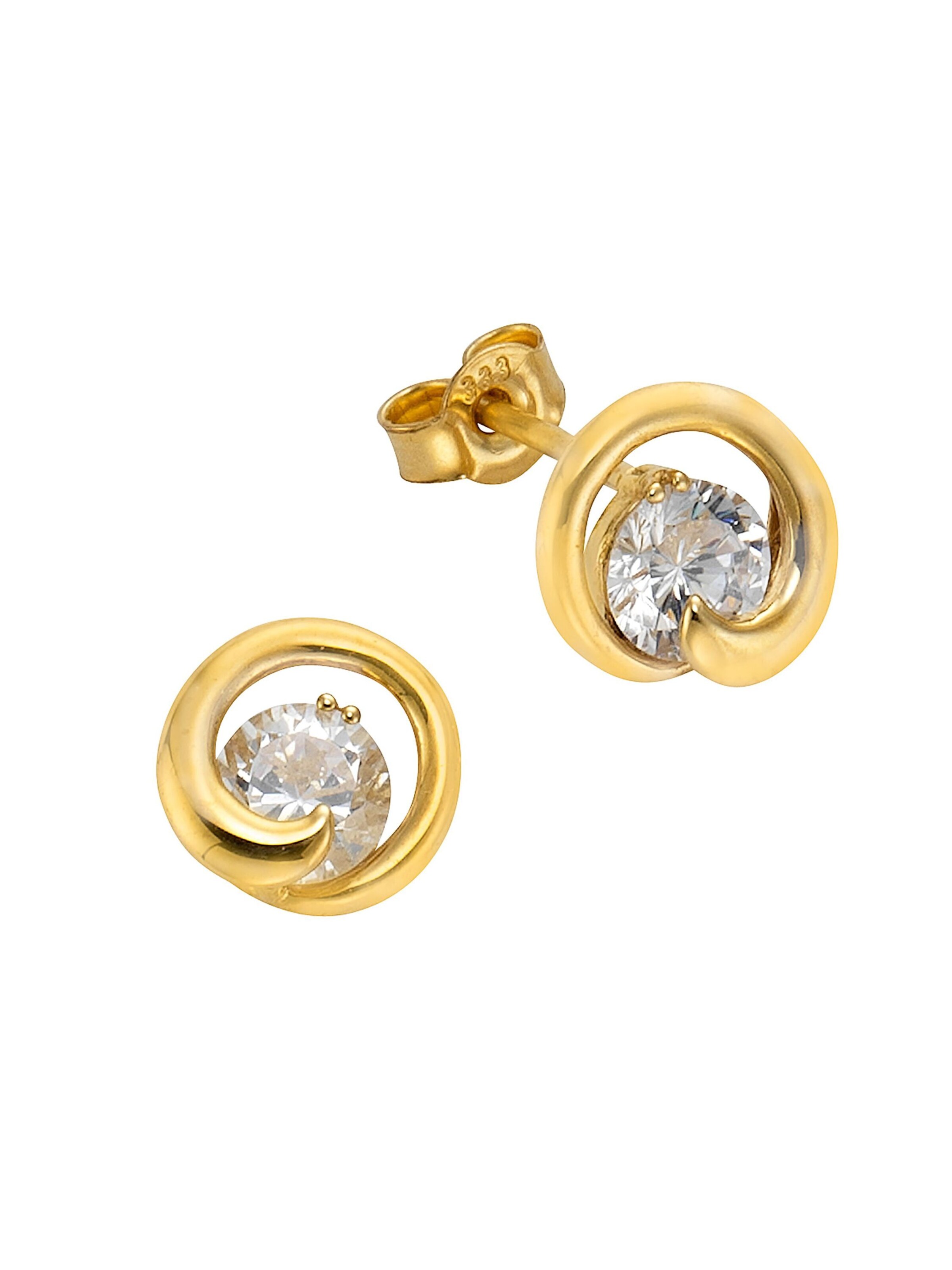 Fascination by Ellen K. Earrings in Yellow: front