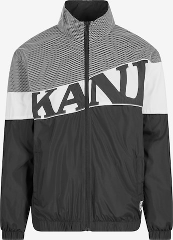 Karl Kani Jacke  'KM242-011-2' in Grau: predná strana