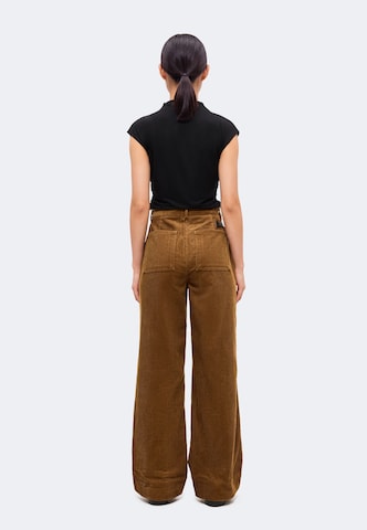 évasé Pantalon 'Emmy' Barbour en marron