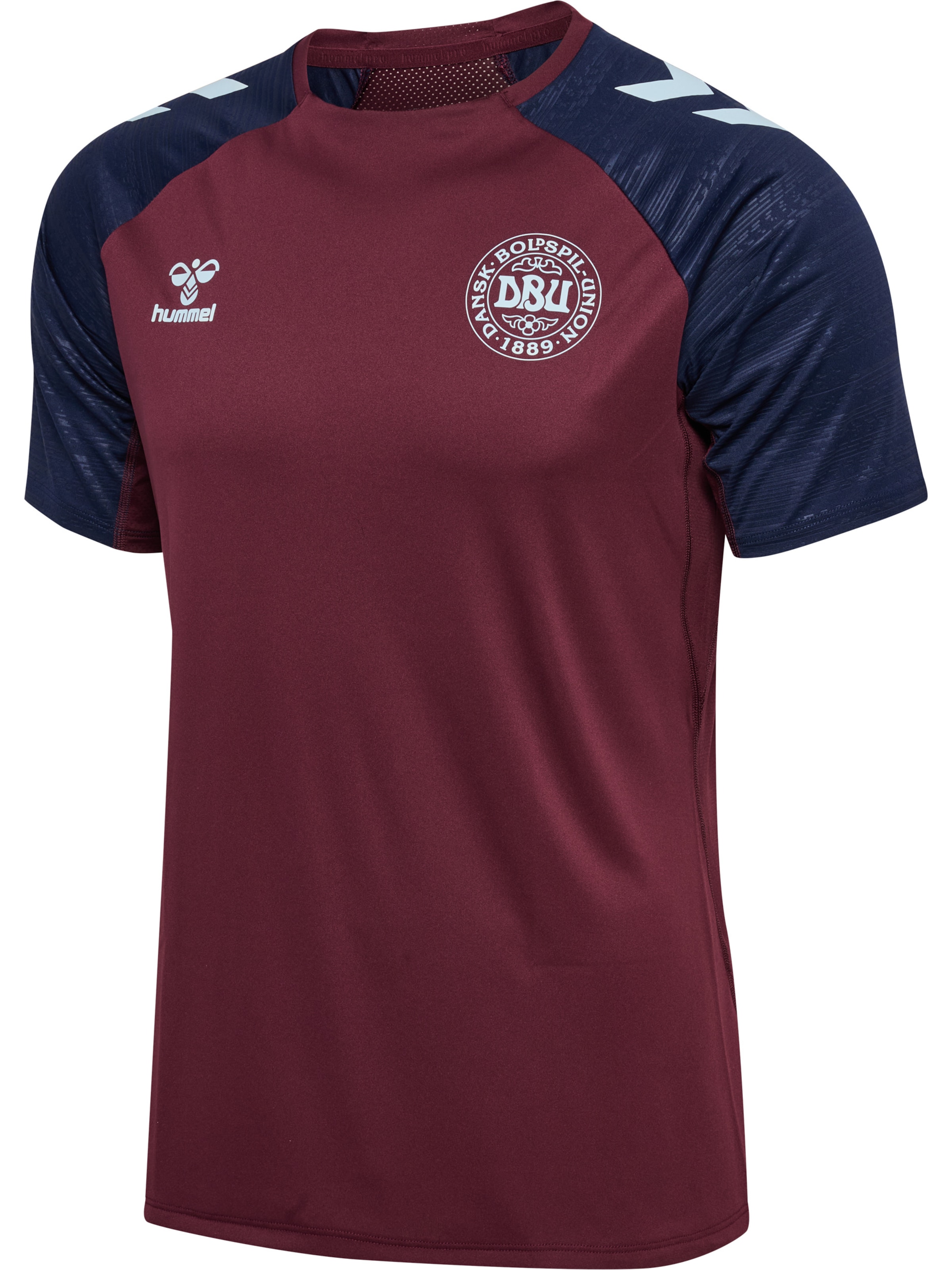 Hummel Performance shirt in XXL in Burgundy / Black / White, Item view