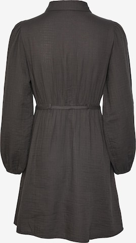 PIECES Shirt dress 'JACOBINE' in Grey