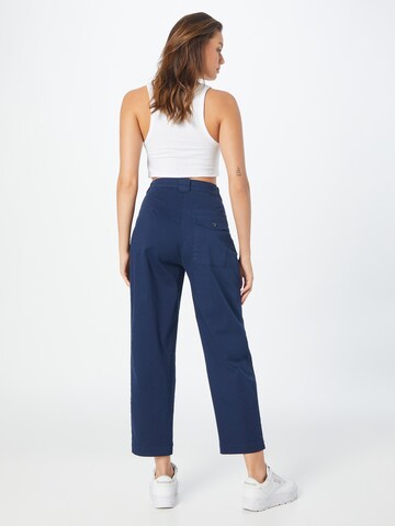 BRAX Tapered Pleat-Front Pants 'MELO' in Blue