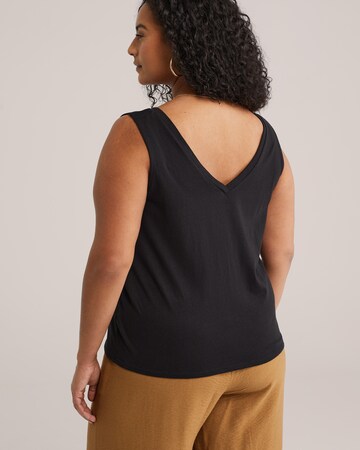 WE Fashion Top in Schwarz