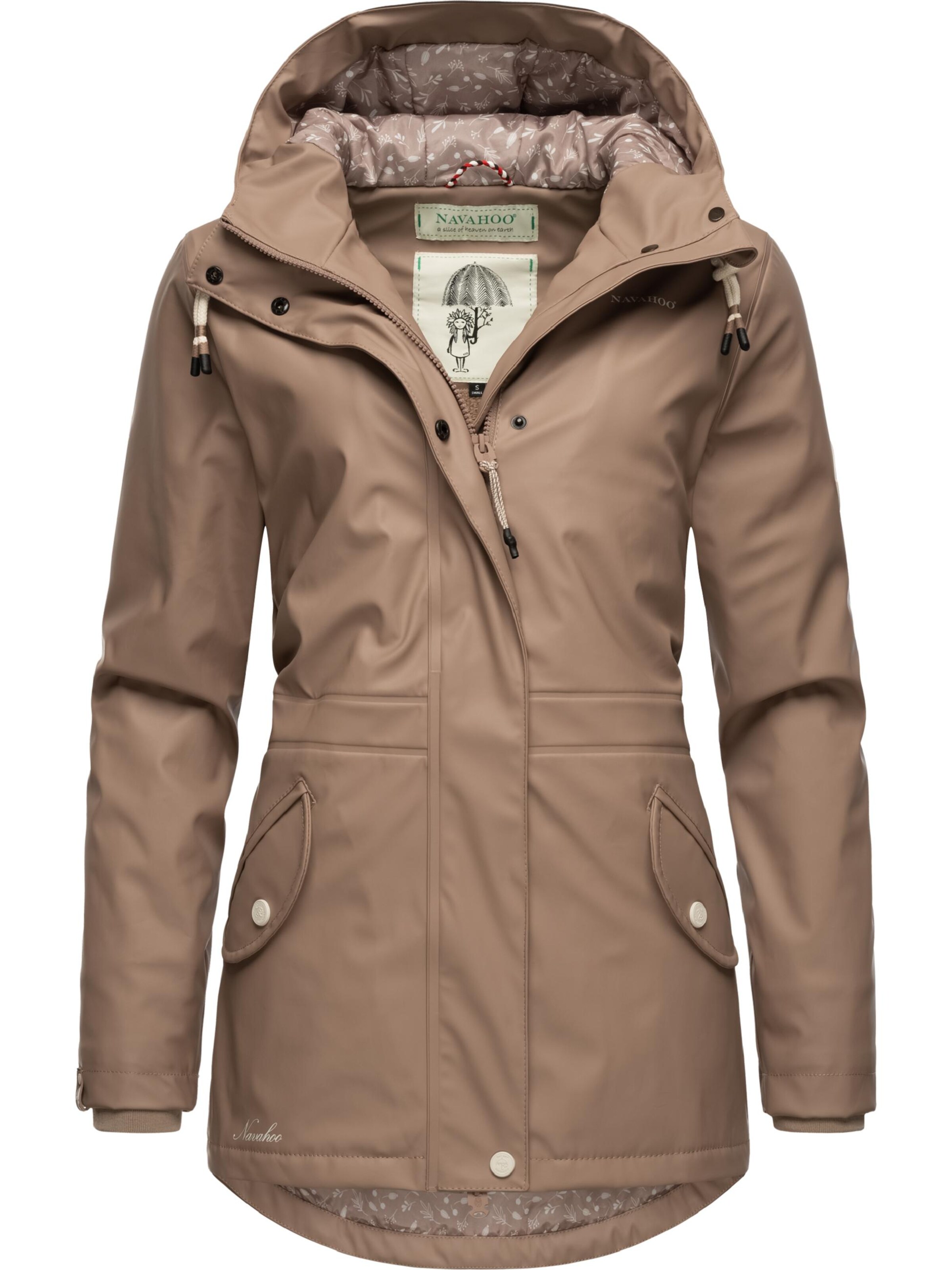 NAVAHOO Kurtka funkcyjna 'Ocean Heart' w kolorze beżowy