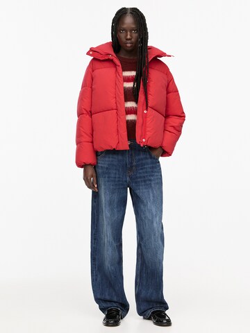 Pull&Bear Winterjas in Rood