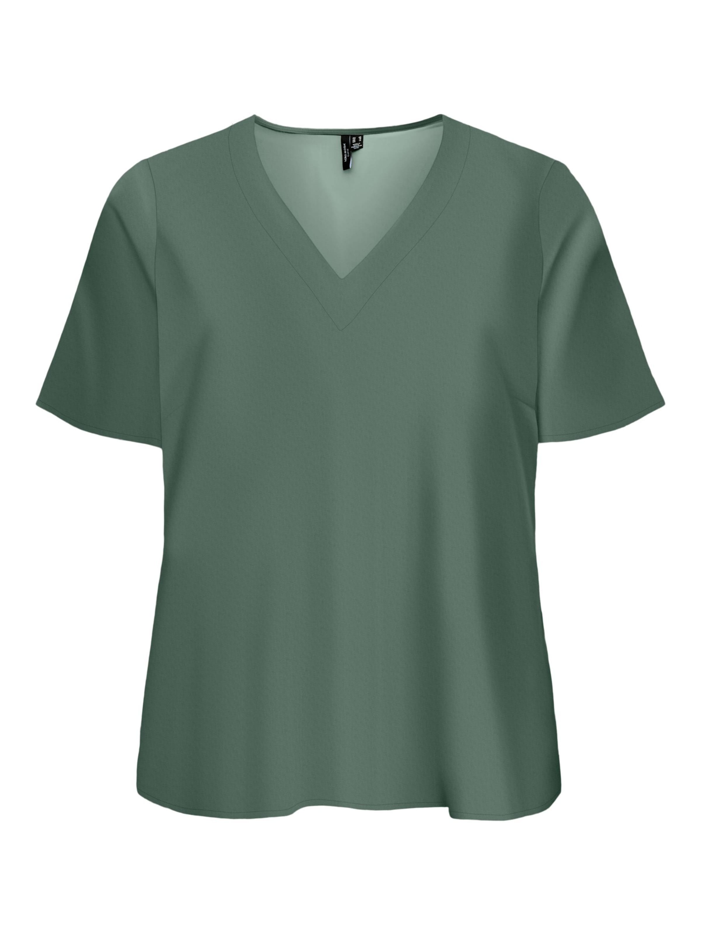 Vero Moda Curve Top in Green: front