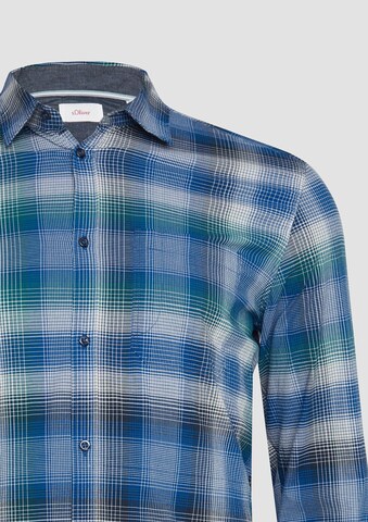 Coupe regular Chemise s.Oliver en bleu