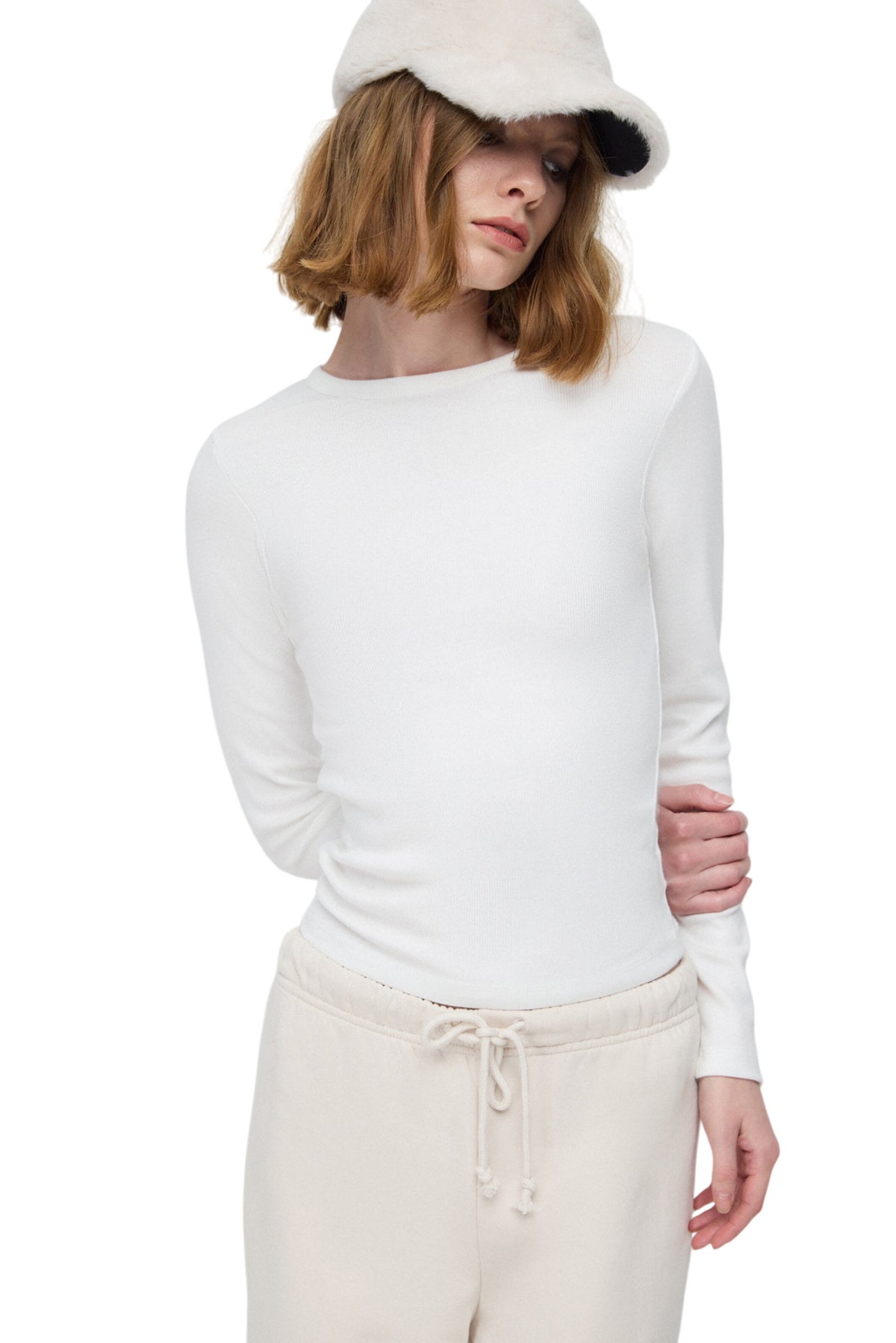 No Matter What Shirt in White: front