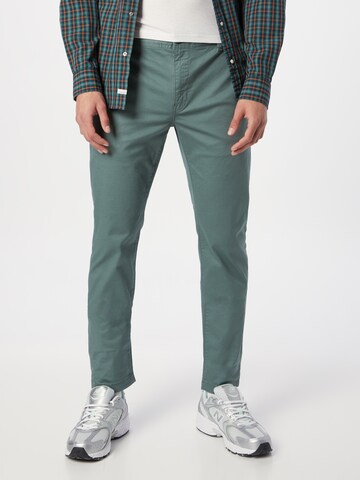 SCOTCH & SODA Regular Chino 'Mott Seasonal Essential' in Groen: voorkant