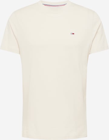 Tommy Jeans - Ajuste regular Camiseta en beige: frente