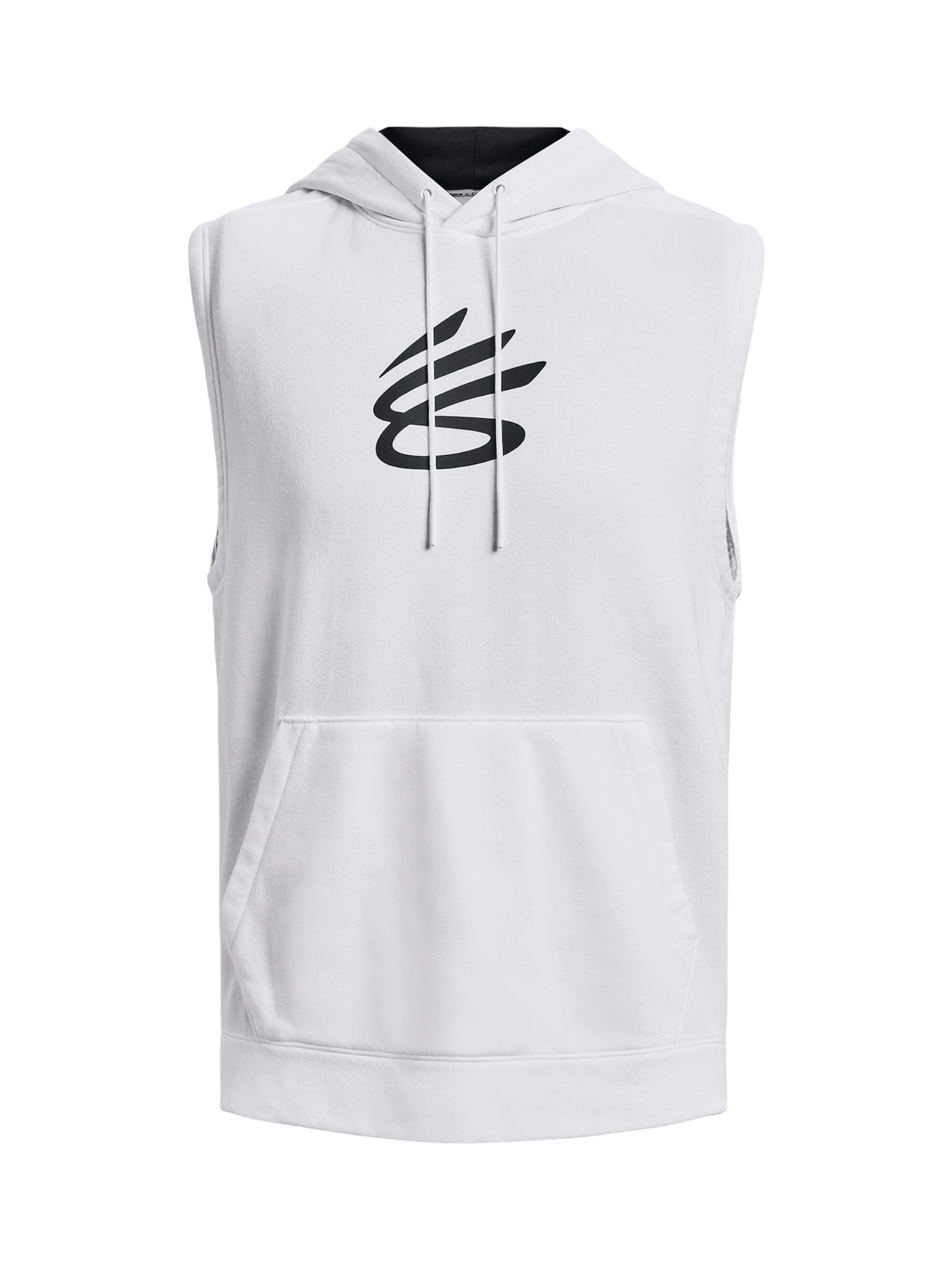 UNDER ARMOUR Sportsweatshirt in schwarz / weiß, Produktansicht