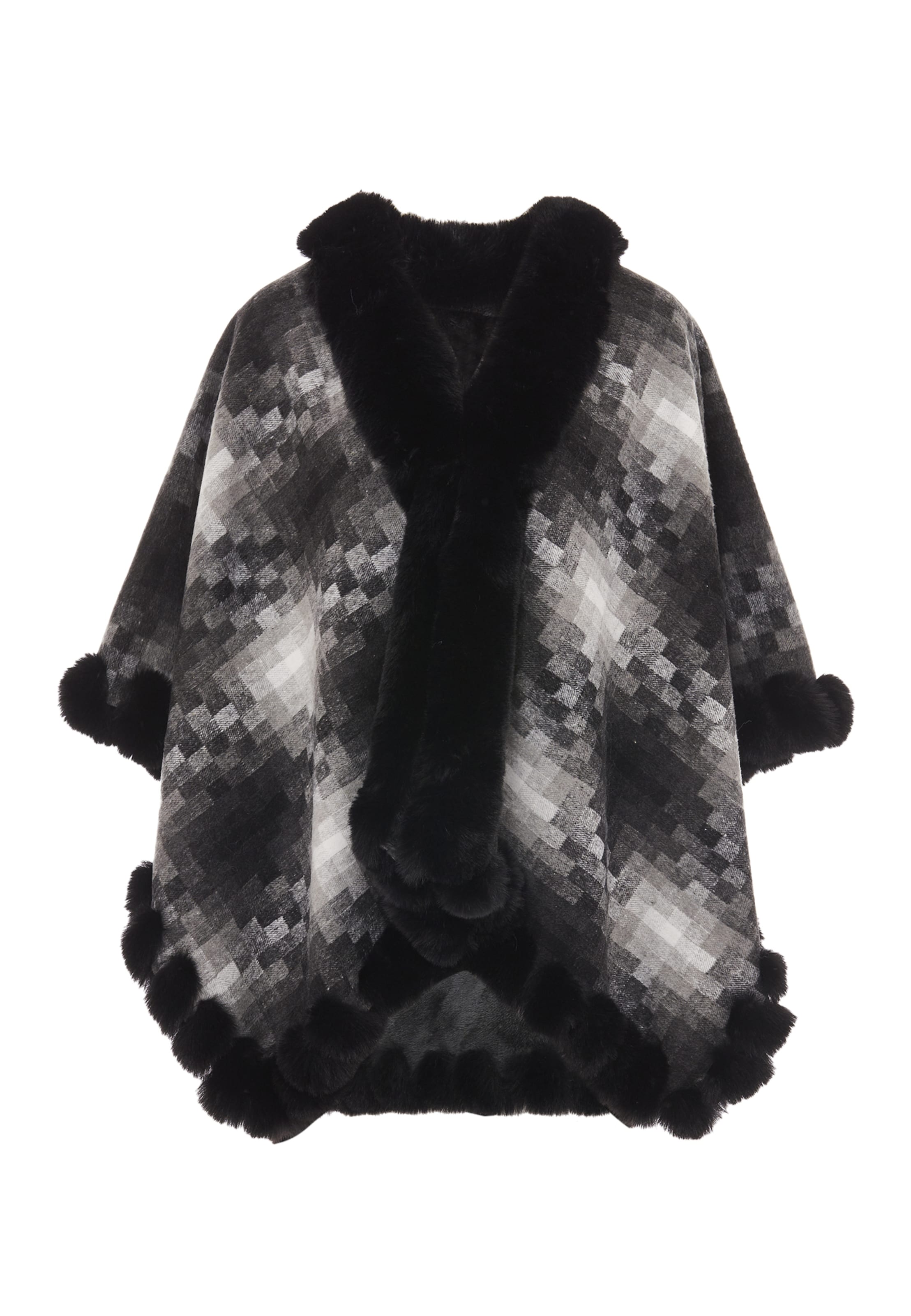 Capă FRAULLY pe gri / negru / alb, Vizualizare produs