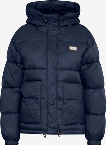 Oxmo Winter Jacket 'Joyce' in Blue: front