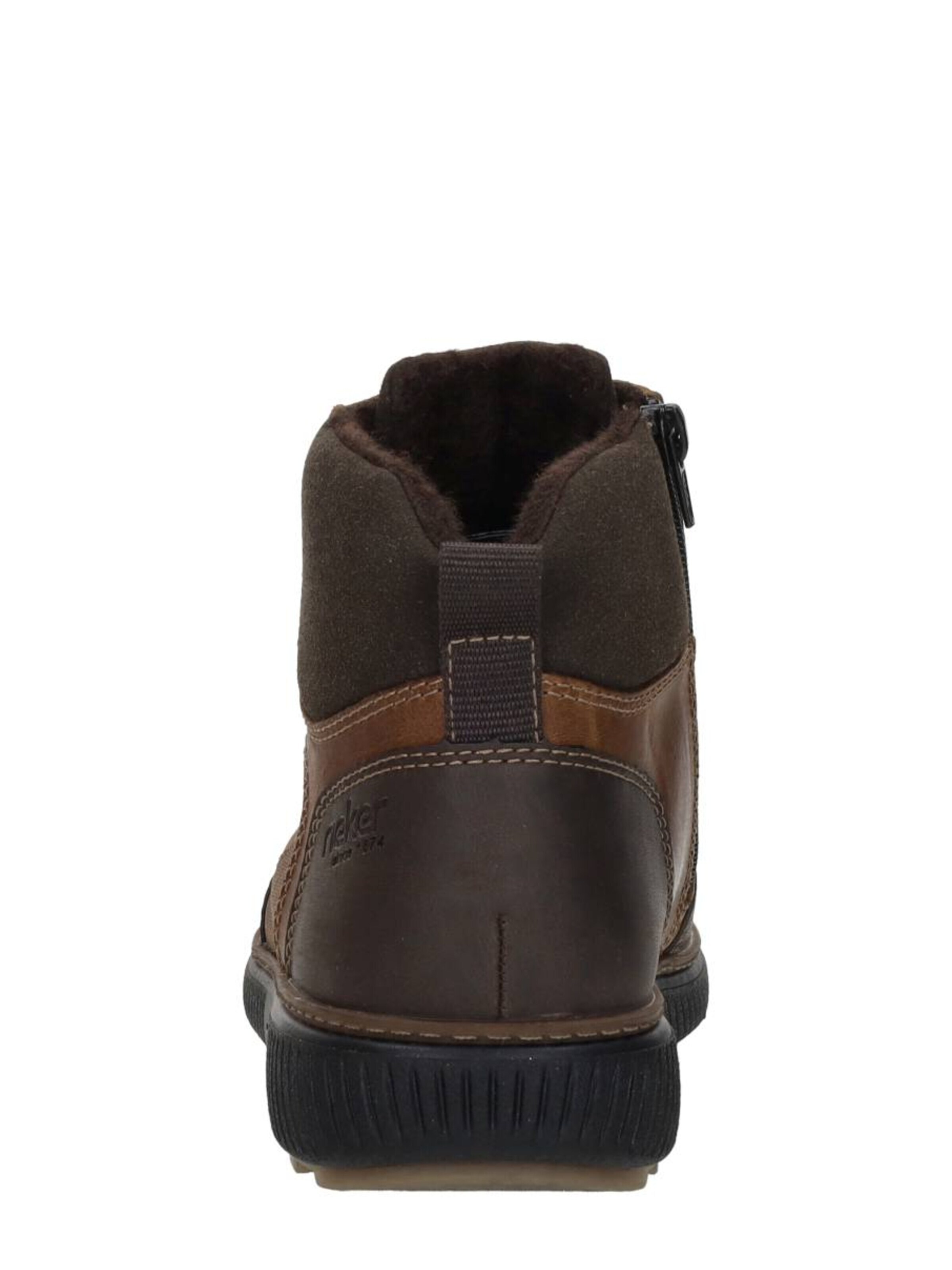 Rieker Lace-up boot 'Veterschoenen Hoog' in Brown