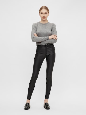 Skinny Pantaloni 'Belle' di OBJECT in nero