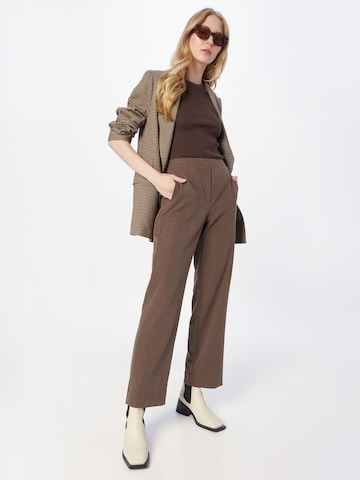 MSCH COPENHAGEN Regular Pants 'Kalaya' in Brown