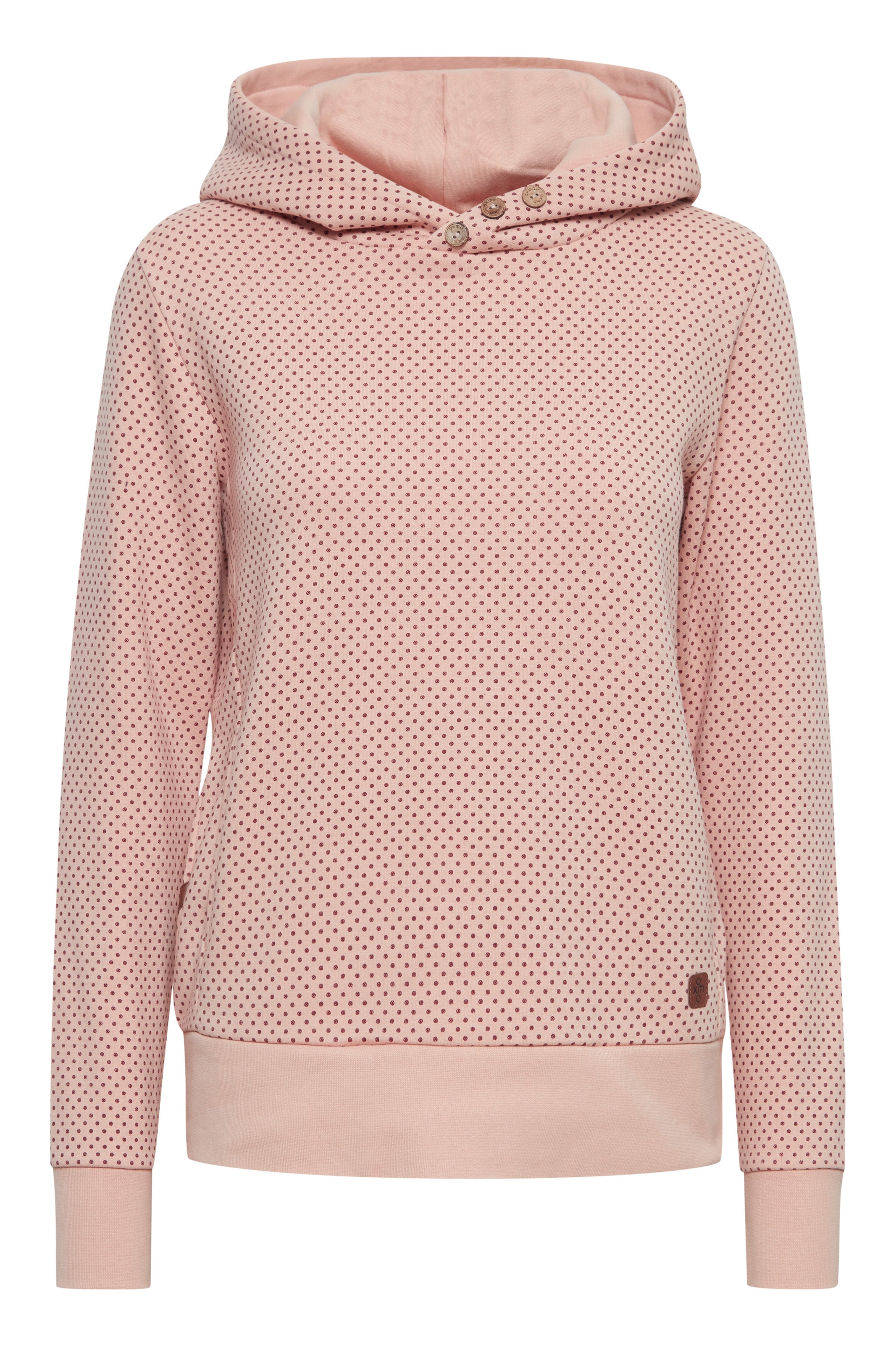 Sweat-shirt 'Vera' Oxmo en rose : devant