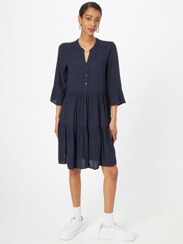 TOM TAILOR DENIM - Vestido camisero en azul: frente