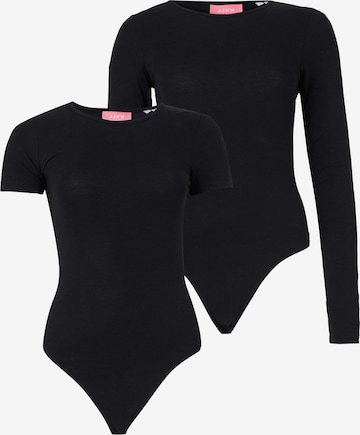 melns JJXX Bodijs-krekls 'JXGIGI': no priekšpuses