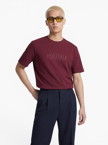JACK & JONES - Camisa 'JORCATSKILLS' em vermelho: frente