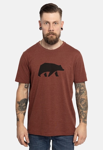 FORSBERG T-Shirt in Braun: Vorderseite