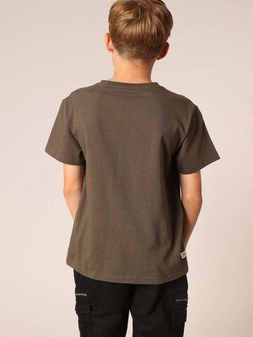 T-Shirt 'Road' Deeluxe en marron