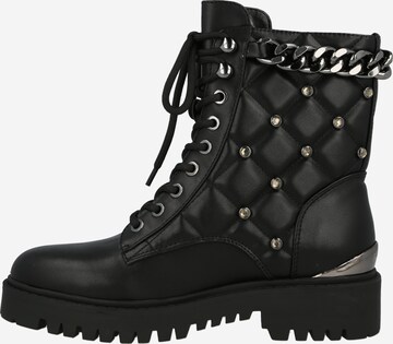 Bottines à lacets GUESS en noir