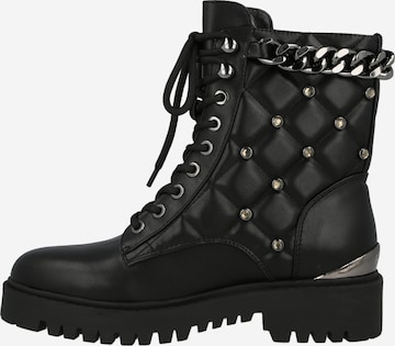 GUESS Lace-up bootie in Black