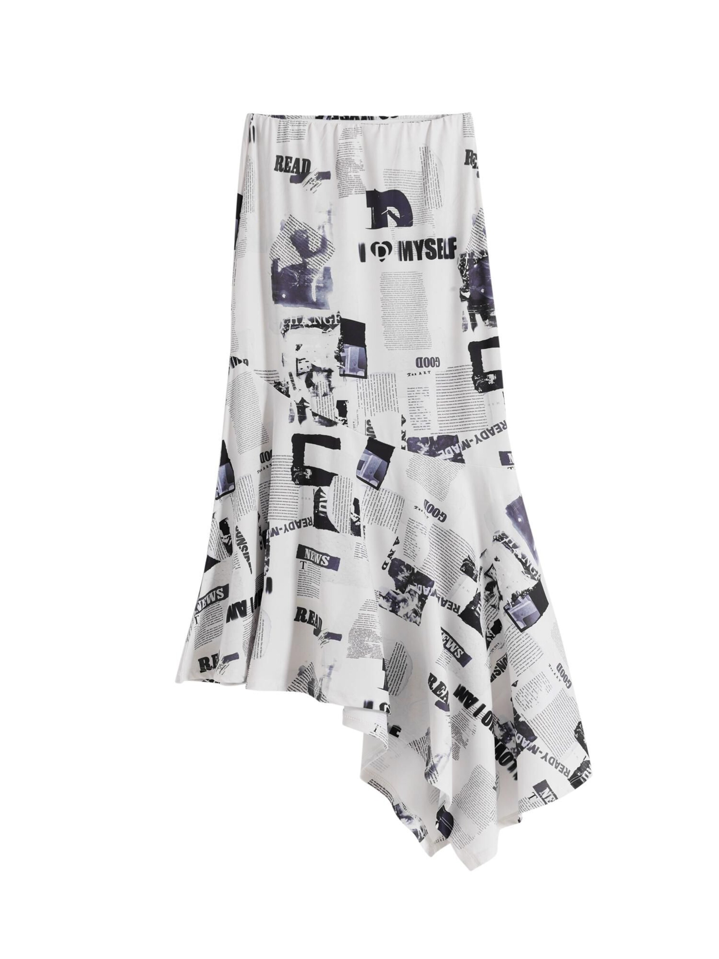 Fustă de la Desigual pe alb: față