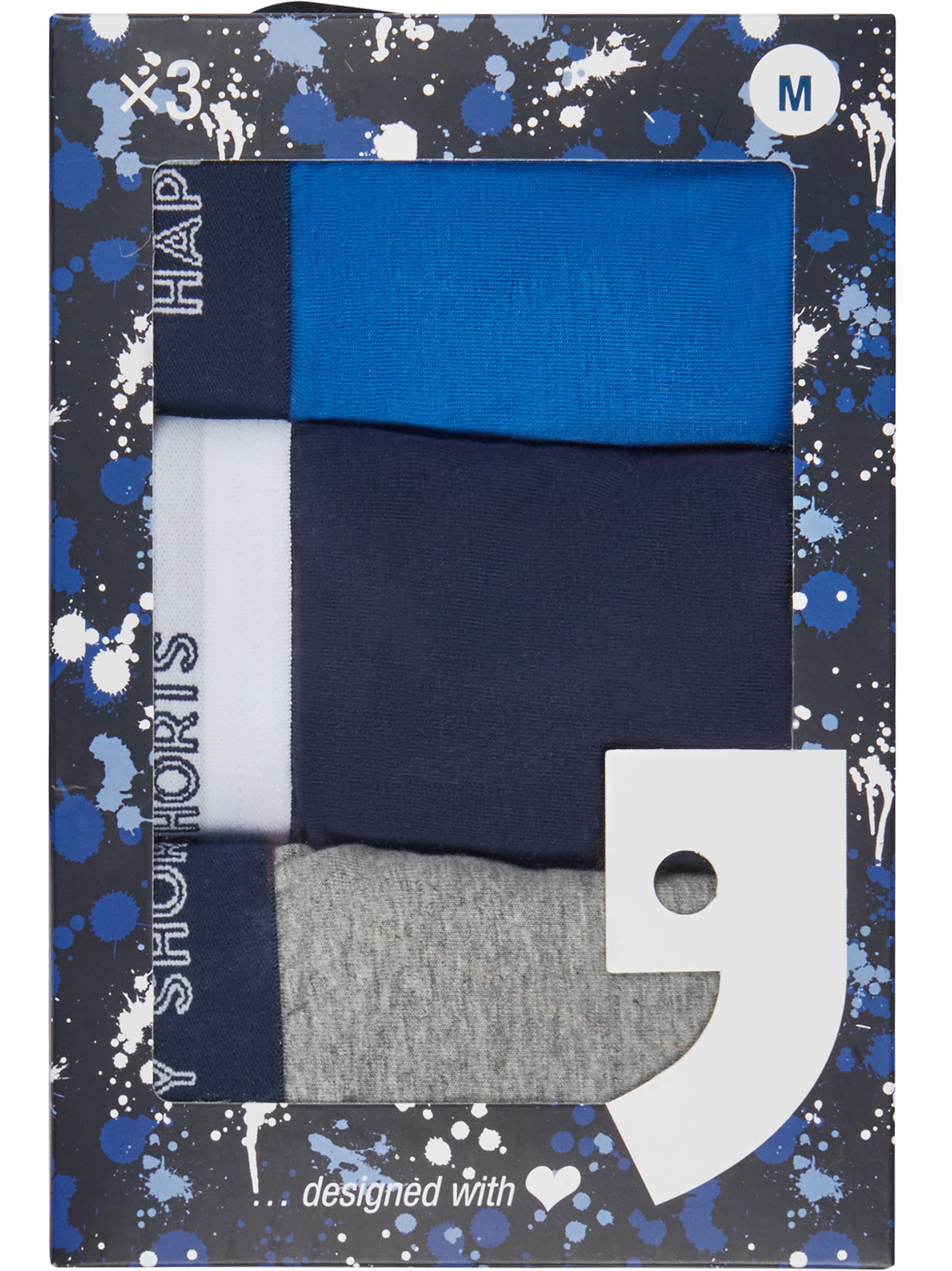Boxers ' Jersey ' Happy Shorts en mélange de couleurs