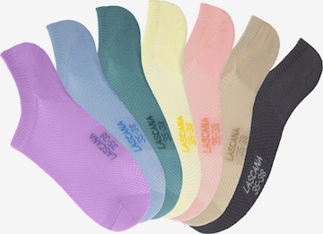 LASCANA ACTIVE Ankle Socks in Beige: front