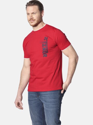 Jan Vanderstorm Shirt ' Flemming ' in Rood