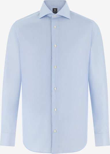 Marškiniai iš Boggi Milano, spalva – šviesiai mėlyna / balta, Prekių apžvalga