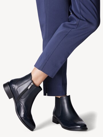 Tamaris Chelsea Boots in Blau: Vorderseite