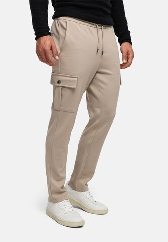 INDICODE JEANS Regular Cargo trousers 'INNezzo' in Beige