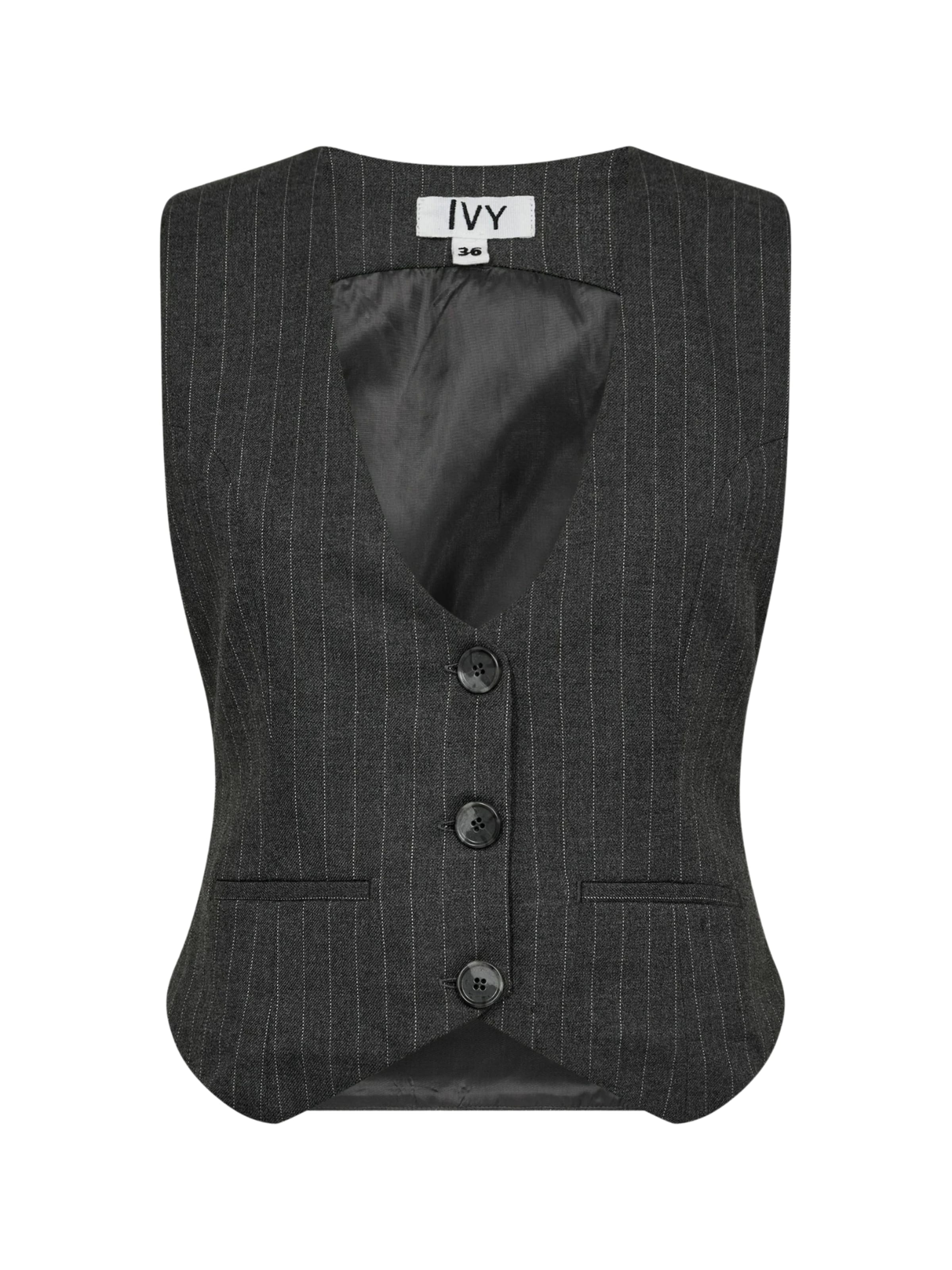 Gilet de costume 'Alanis' Ivy Copenhagen en gris : devant