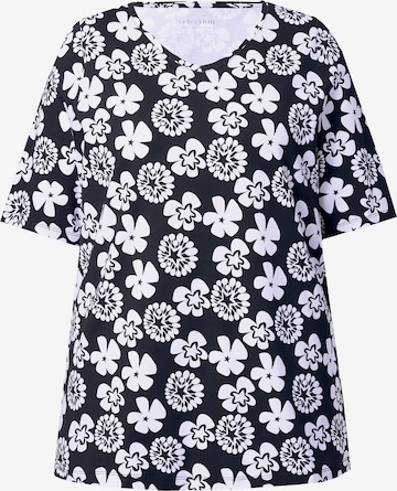Ulla Popken Shirt in Black: front