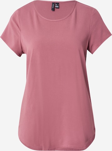 VERO MODA Футболка 'VMBella' в Ярко-розовый: спереди
