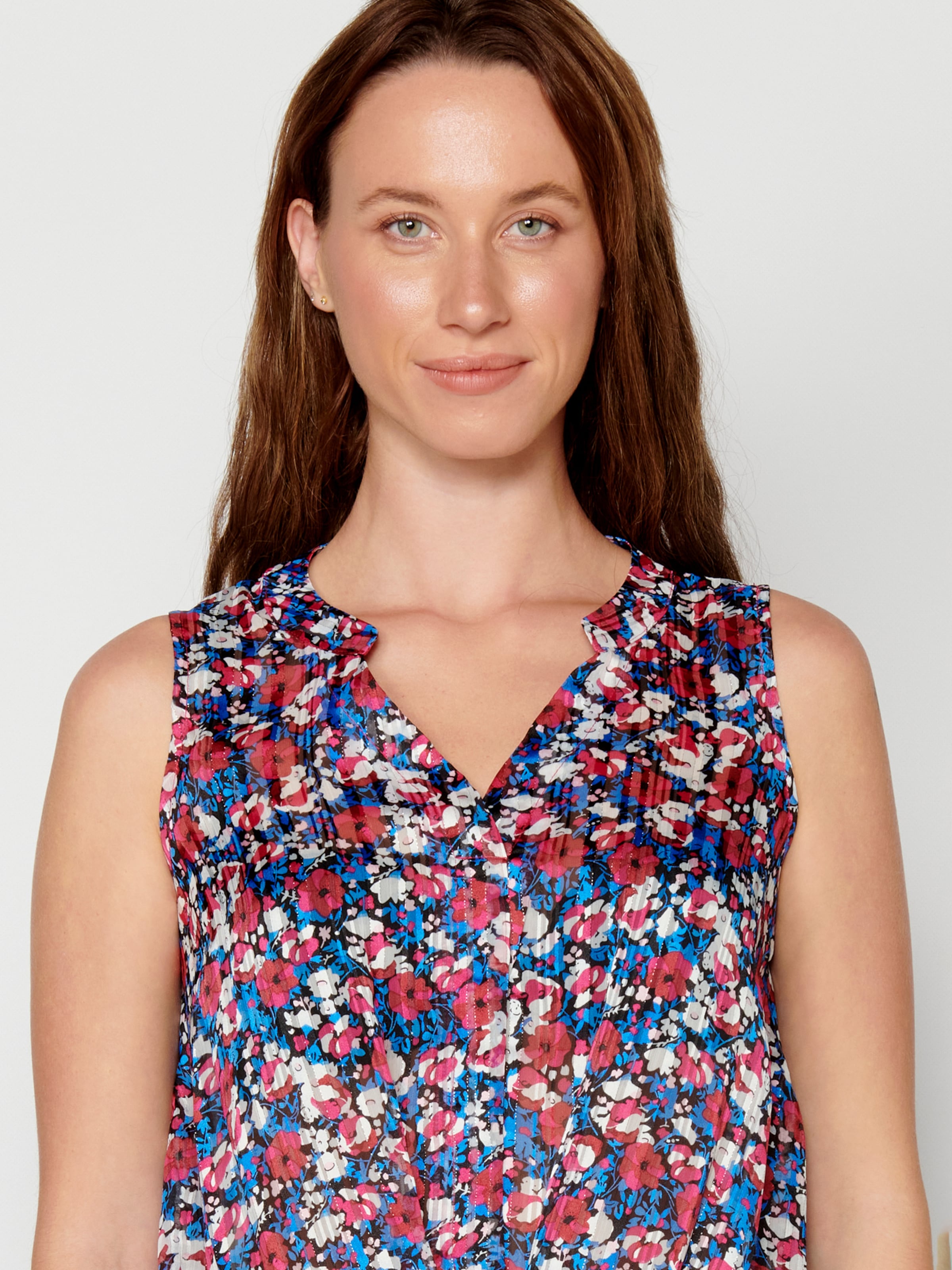 KOROSHI Bluse in Mischfarben