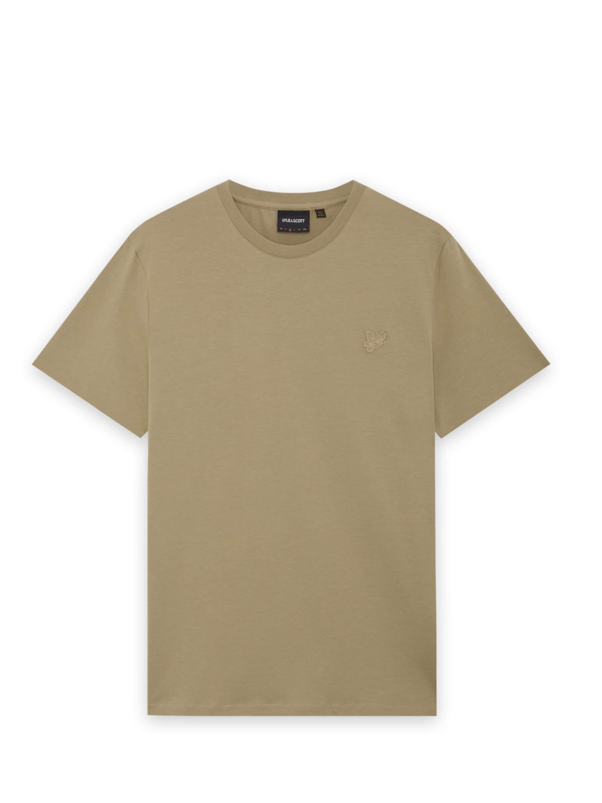 Lyle & Scott Shirt 'Lyle & Scott - Heren t-shirt' in Groen: voorkant