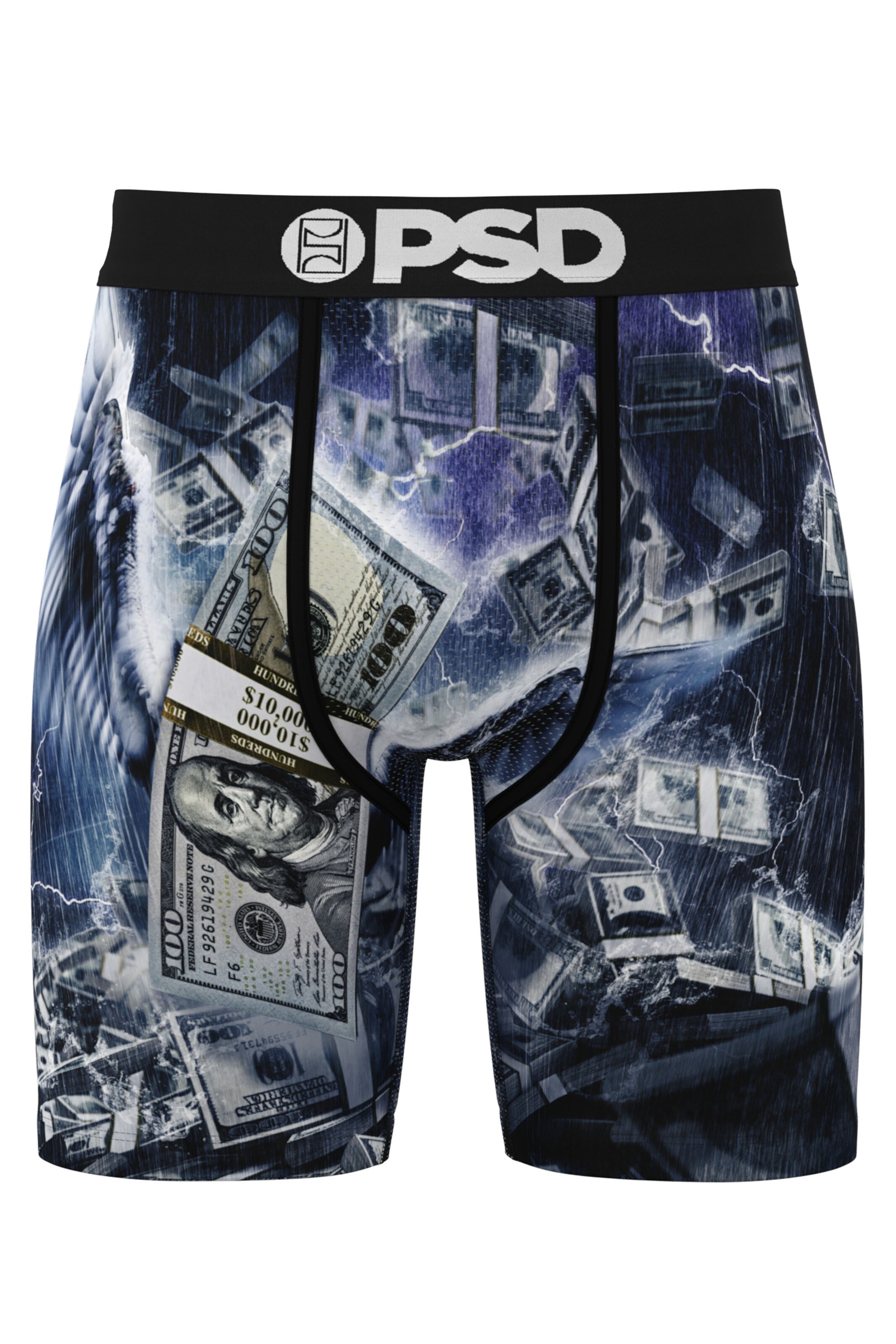 PSD Underwear Boxershorts 'MAKE IT RAIN' in Blau: Vorderseite