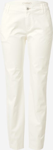 Pantalon chino TAIFUN en blanc : devant