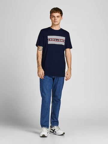 JACK & JONES T-Shirt in Blau