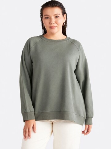 Ethiquet - Sweatshirt em verde