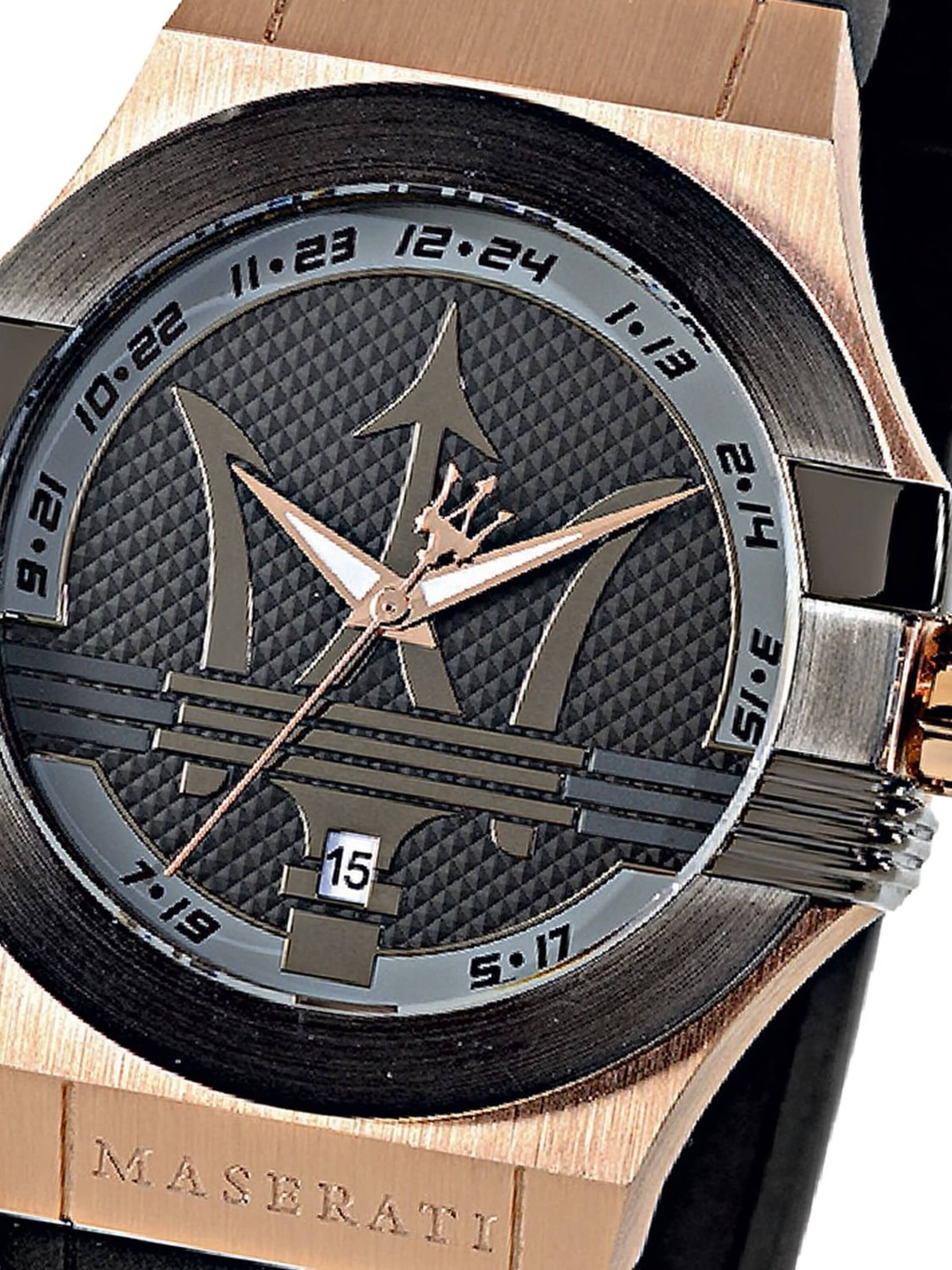 Maserati Analoog horloge in Zwart