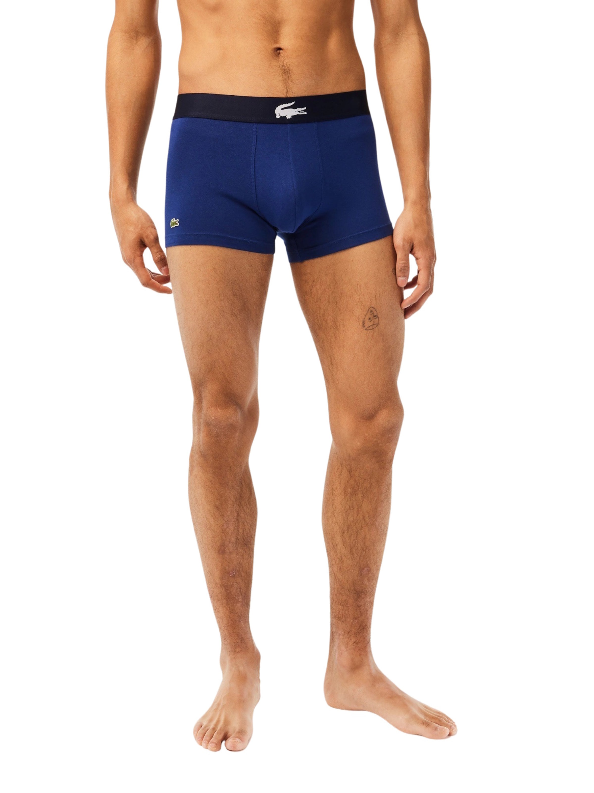 LACOSTE Regular Boxershorts in Blauw: voorkant